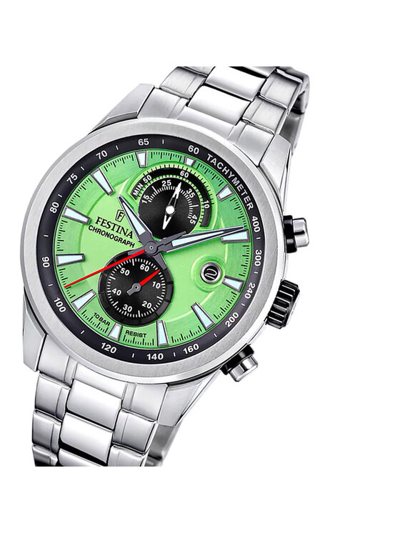 Festina Festina Zegarek F20694-3 Srebrny