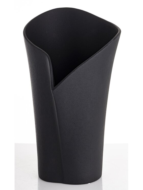 MIAhome MIAhome Wazon porcelanowy 33x19x19 cm LARRY Czarny