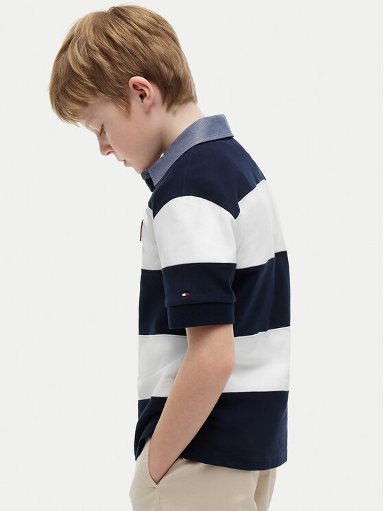 Tommy Hilfiger Tommy Hilfiger Polokošeľa KB0KB10473 Tmavomodrá Regular Fit