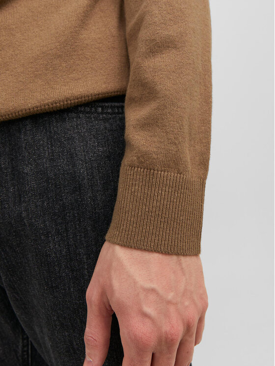 Jack&Jones Jack&Jones Džemper 12189339 Smeđa Regular Fit