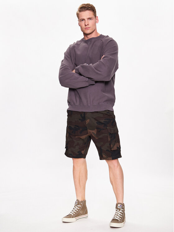 Brave Soul Brave Soul Kratke hlače iz tkanine MSRT-RIVER Zelena Regular Fit