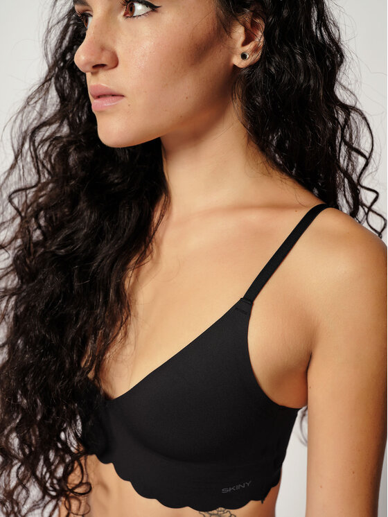 Skiny Skiny Podprsenka bez kostic 81474 Černá