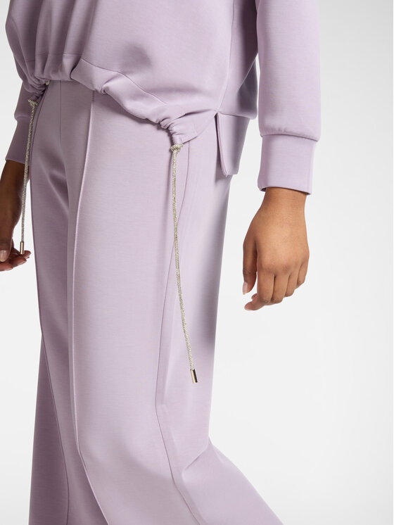 Elena Mirò Elena Mirò Felpa G878Z000531N0F9 Viola Boxy Fit