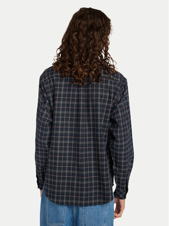 Element Element Srajca Button Down Regular Flannel ELYWT00183 Mornarsko modra Regular Fit
