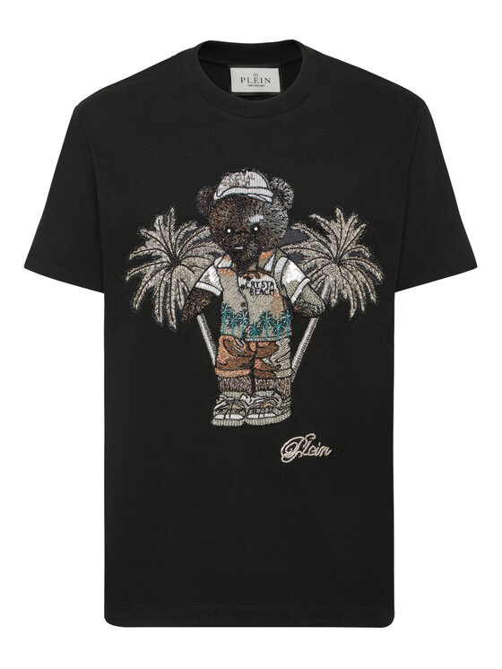 PHILIPP PLEIN PHILIPP PLEIN T-Shirt 27059 Czarny Regular Fit