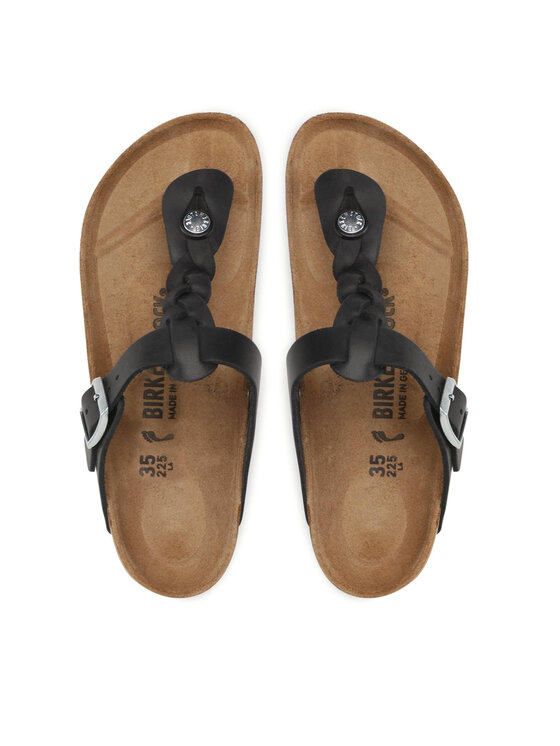Birkenstock Birkenstock В'єтнамки Gizeh Braided 1021360 Чорний