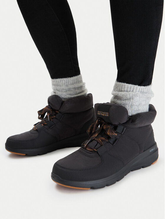 Skechers Skechers Schnürschuhe On-The-Go Glacial Ultra - Trend Up 144194/BLK Schwarz
