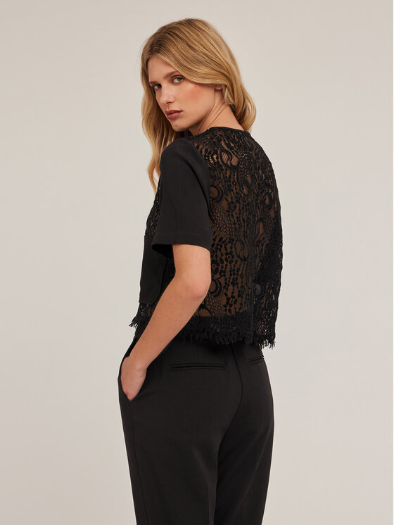 Motivi Motivi Blusa 2659Q001801N033 Nero Regular Fit