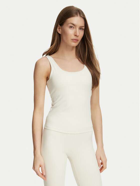 Guess Guess Top V6BP09 K6727 Krem Slim Fit