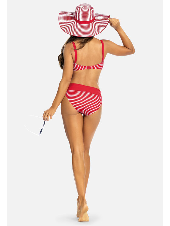 Feba Feba Dół od bikini FD13A Czerwony