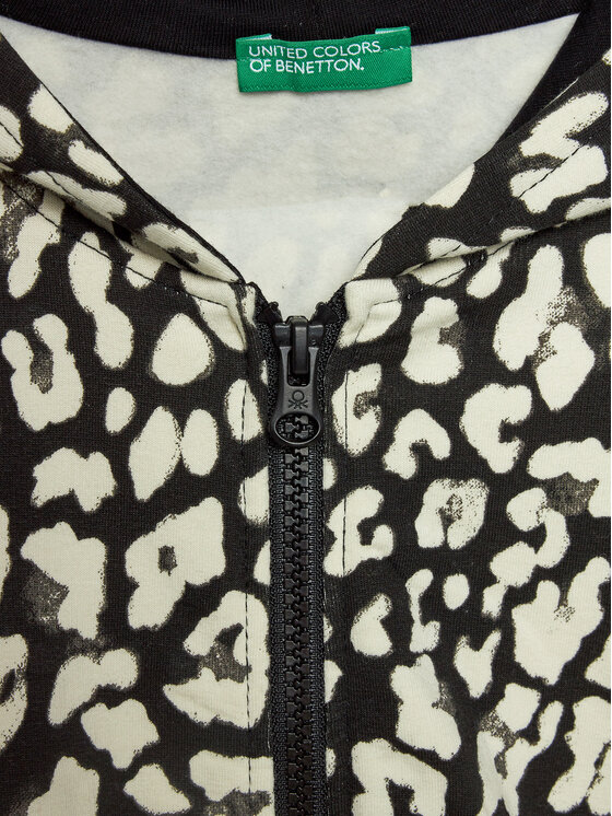 United Colors Of Benetton United Colors Of Benetton Majica dugih rukava 35Y3C503H Crna Relaxed Fit