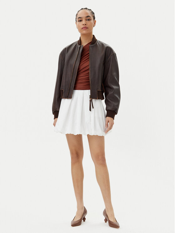 PINKO PINKO Minirock Cadric 105183 A2LD Weiß Regular Fit
