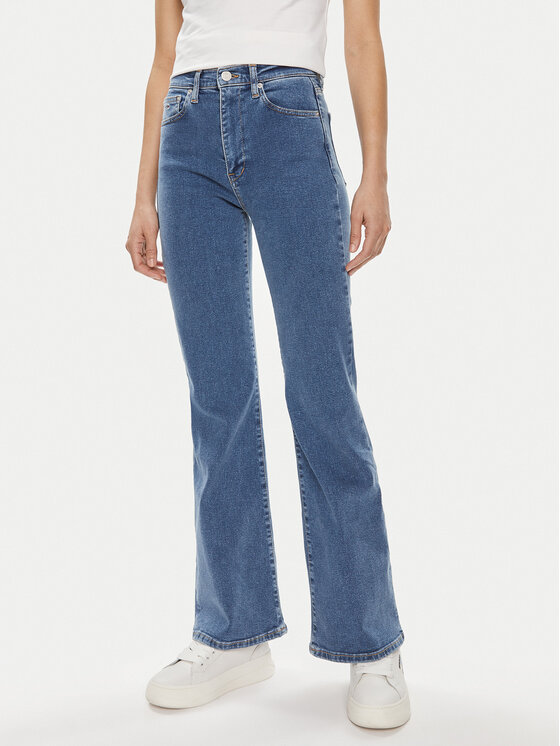 Tommy Jeans Tommy Jeans Džinsai Sylvia DW0DW17631 Mėlyna Flare Fit