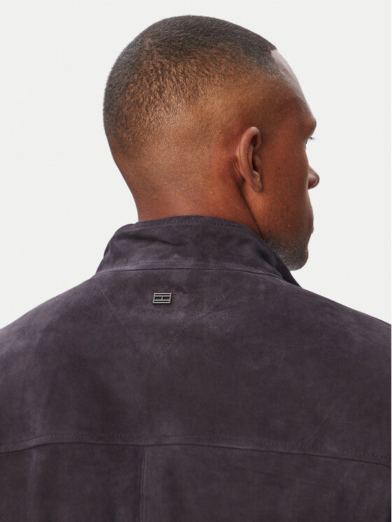 Tommy Hilfiger Tommy Hilfiger Μπουφάν δερμάτινο Dc Essential MW0MW42691 Σκούρο μπλε Regular Fit
