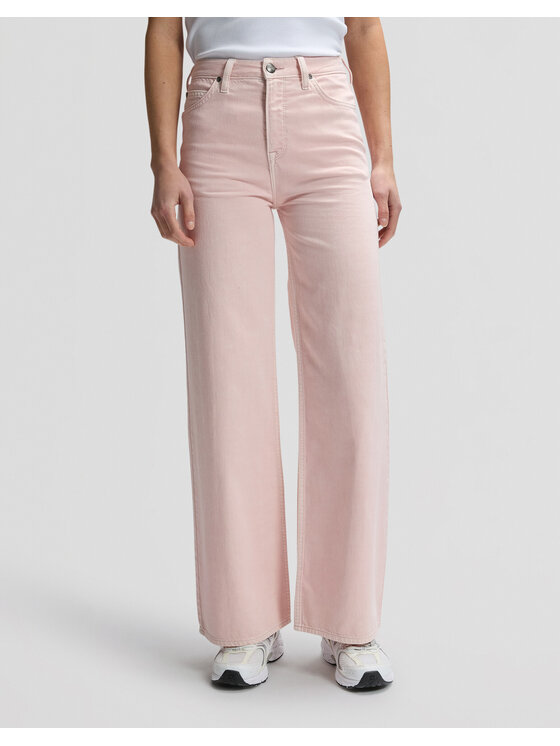 Lee Lee Jeansy STELLA Różowy Wide Leg