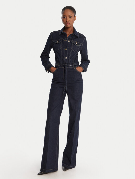 Liu Jo Liu Jo Jumpsuit UF5167 D4925 Blau Regular Fit