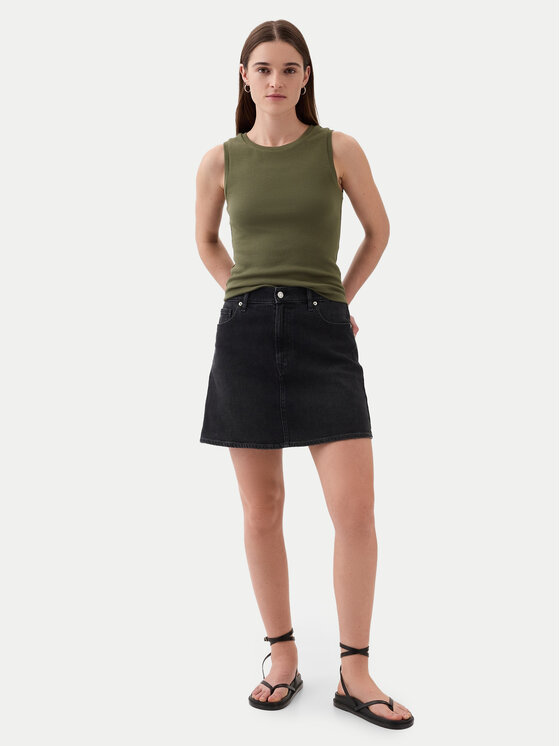 Gap Gap Marškinėliai 540735-11 Žalia Slim Fit