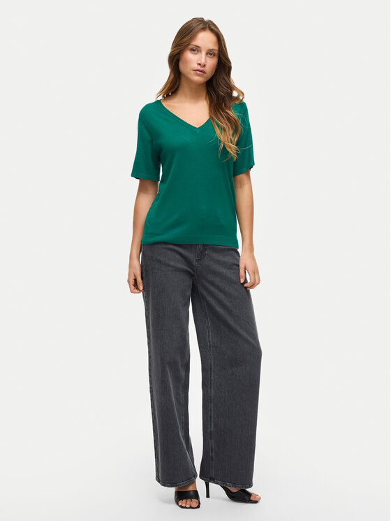 Vila Vila Maglione Wennie 14100578 Verde Regular Fit