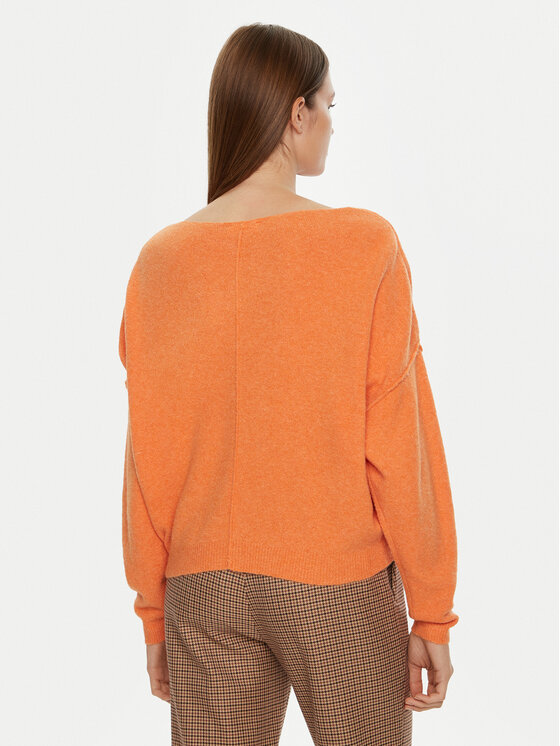 American Vintage American Vintage Pullover Damsville DAM225H24 Orange Loose Fit