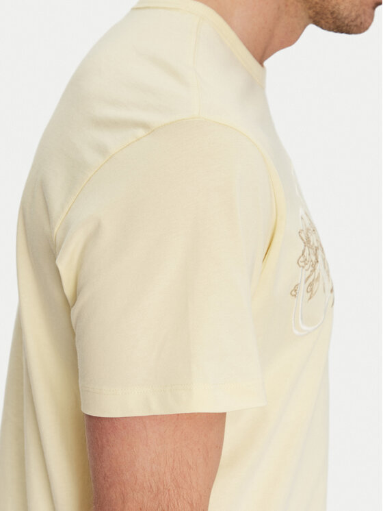 Guess Guess Tričko M5GI17 K8FQ4 Béžová Regular Fit