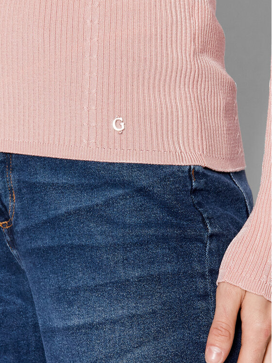 Guess Guess Palaidinė W2YR12 Z30K0 Rožinė Slim Fit