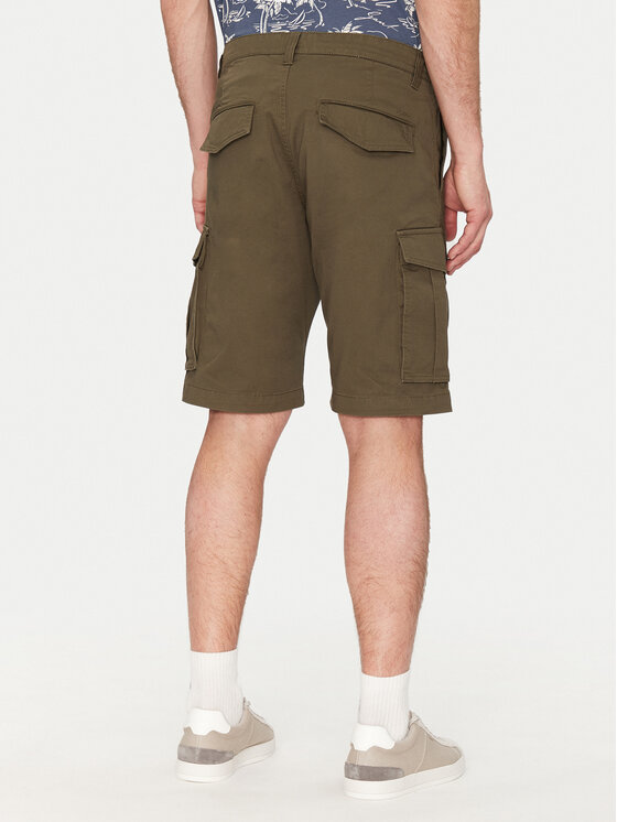 Gant Gant Kratke hlače iz tkanine 205069 Khaki Relaxed Fit