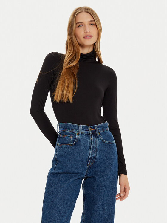 Vero Moda Vero Moda Dolčevita Alberte 10293803 Crna Slim Fit