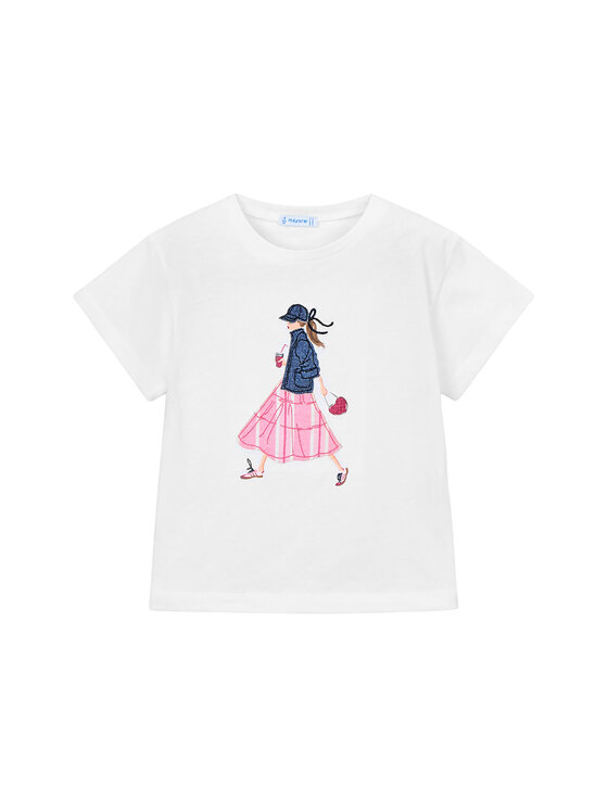 Mayoral Mayoral T-Shirt 3011 Weiß Regular Fit