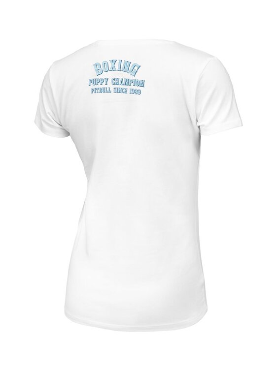 PITBULL PITBULL T-Shirt Koszulka damska Lil'Champ S Biały Regular Fit