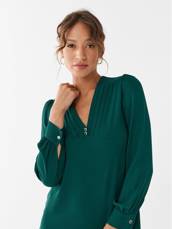 Liu Jo Liu Jo Sukienka codzienna MF3322 T0414 Zielony Regular Fit
