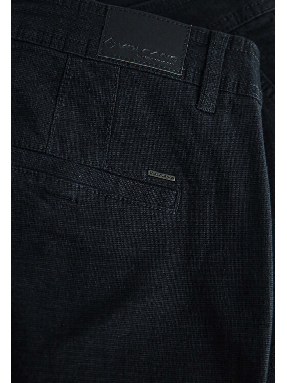 Volcano Volcano Chinosy M07063-W24 Niebieski Regular Fit