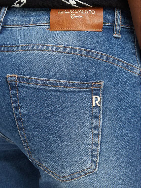 Rinascimento Rinascimento Jeansy CFC0126201003 Niebieski Slim Fit