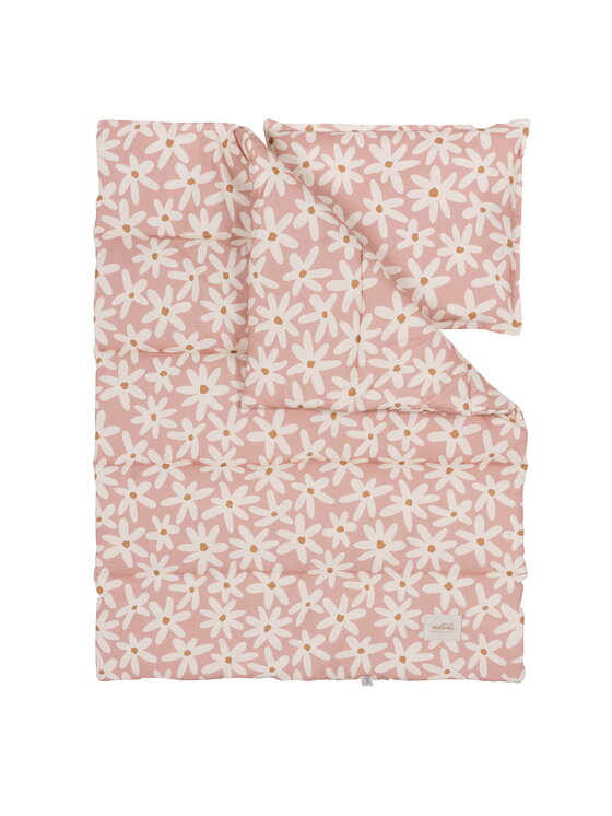 Malomi Malomi Komplet pościeli blush daisies Różowy