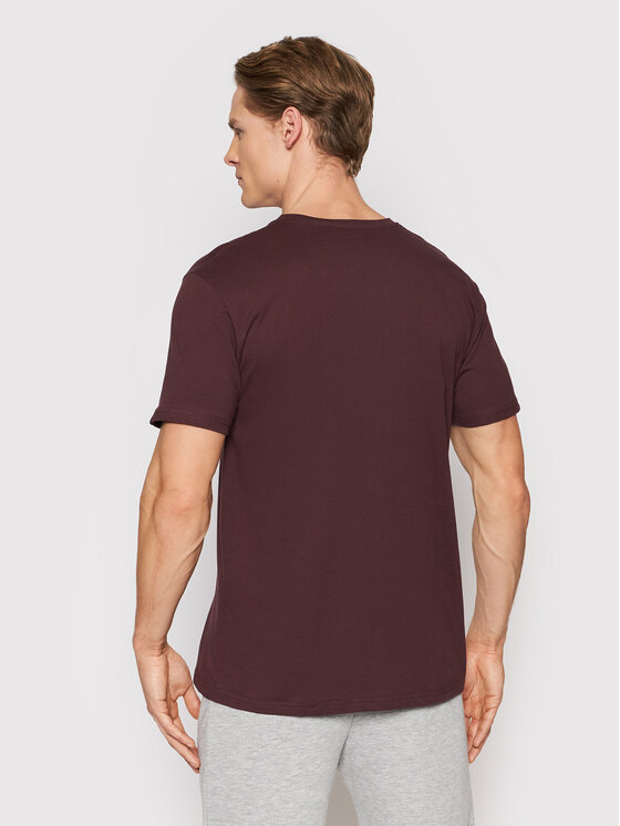 Alpha Industries Alpha Industries Tričko Basic Small Logo 188505 Bordová Regular Fit