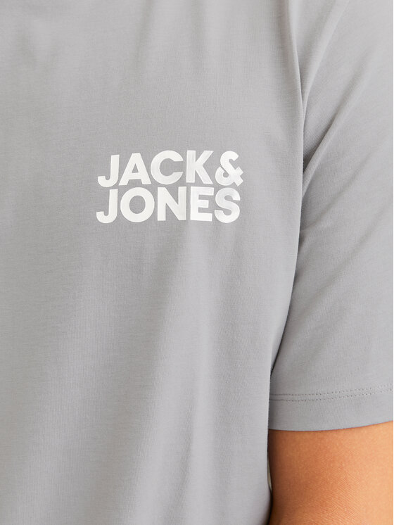 Jack & Jones Jack & Jones T-Shirt Corp Logo 12151955 Šedá Standard Fit