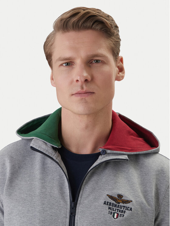 Aeronautica Militare Aeronautica Militare Tepláková súprava 261TF0108UF00674 Sivá Regular Fit