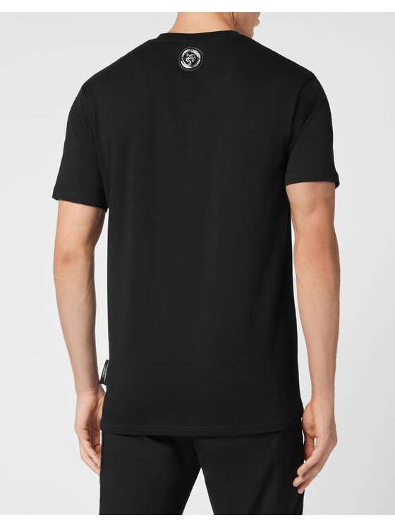 Plein Sport Plein Sport Tričko 8215 Čierna Regular Fit
