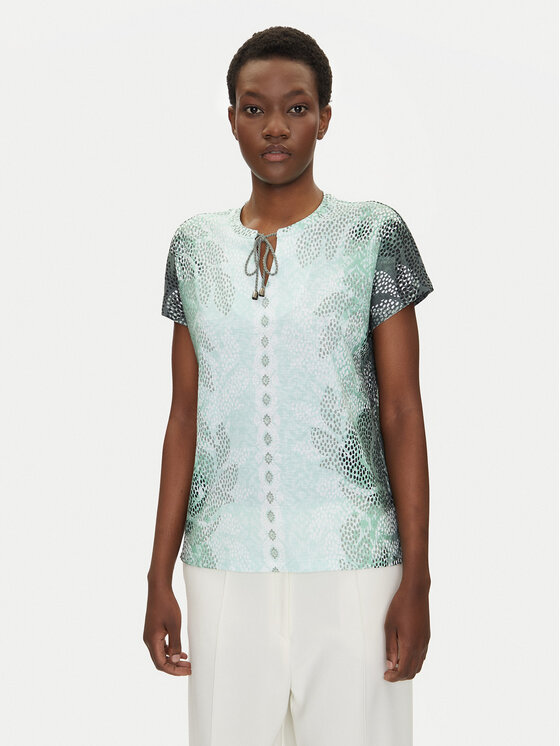 Olsen Olsen Blúz 11105070 Zöld Regular Fit