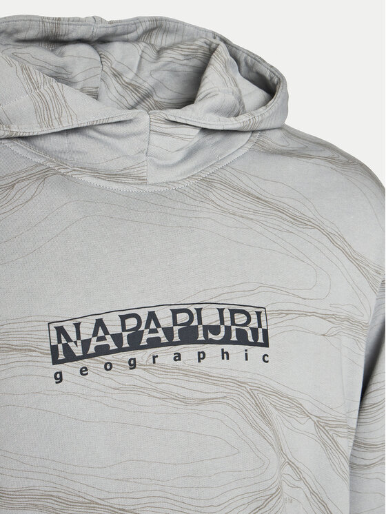 Napapijri Napapijri Bluza Cellini NP0A4ILR Szary Relaxed Fit