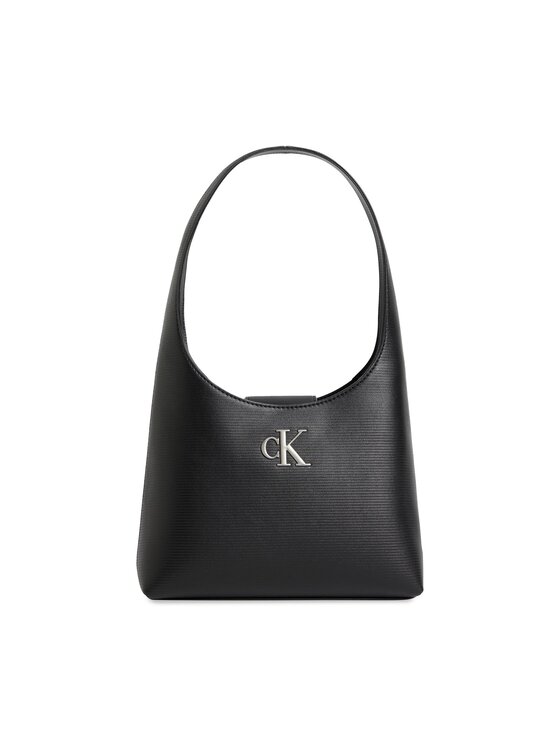 Calvin Klein Jeans Torbica Minimal Monogram Shoulder Bag T K60K611212 Crna