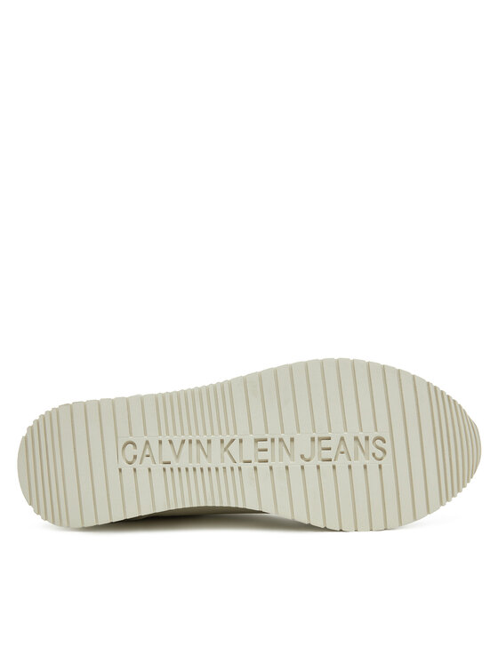 Calvin Klein Jeans Calvin Klein Jeans Sneakersy Runner Laceup Tc YM0YM01187 Beżowy