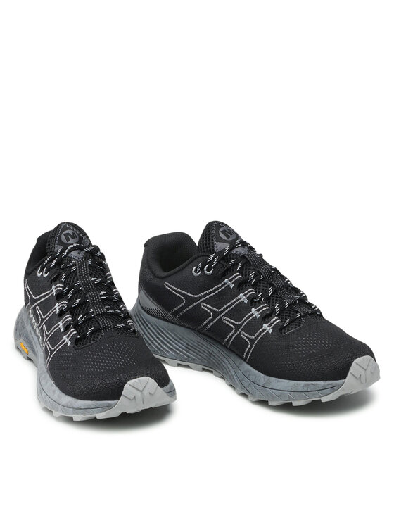 Merrell Merrell Skriešanas apavi Moab Flight J066751 Melns