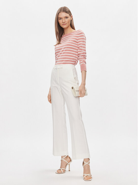 Tommy Hilfiger Tommy Hilfiger Пуловер WW0WW40099 Розов Regular Fit