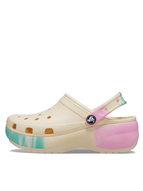 Crocs Crocs Klapki Classic Platform Ombre Clog W 208278 Kolorowy