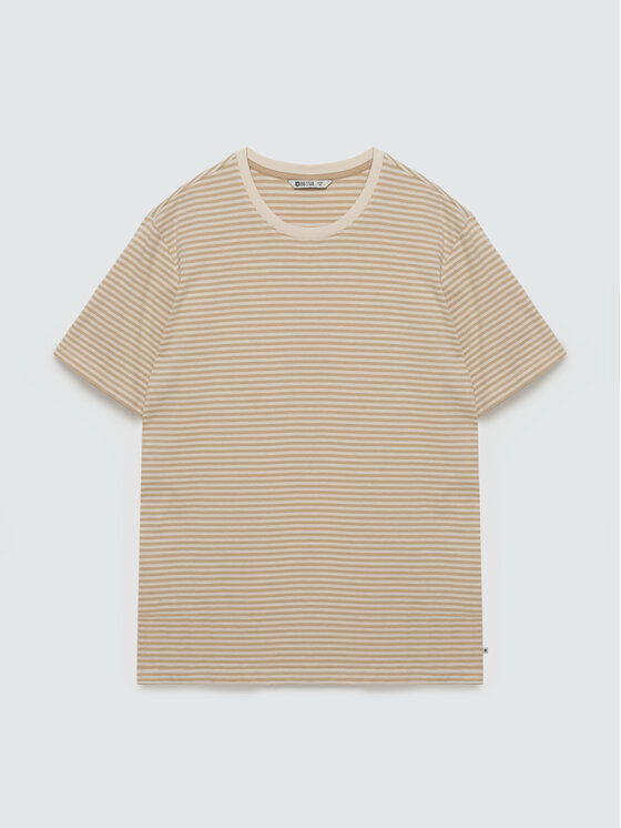 BIG STAR BIG STAR T-Shirt OLER Beżowy Basic Fit