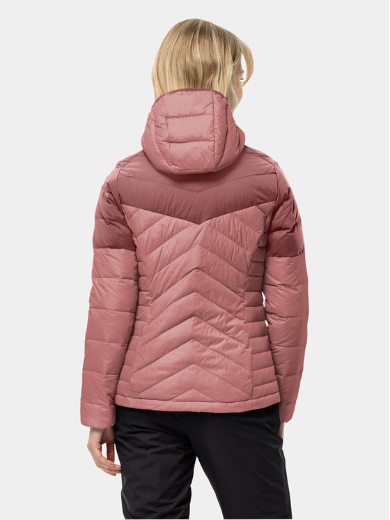 Jack Wolfskin Jack Wolfskin Pernata jakna Tundra Down Hoody 1206642 Ružičasta Slim Fit