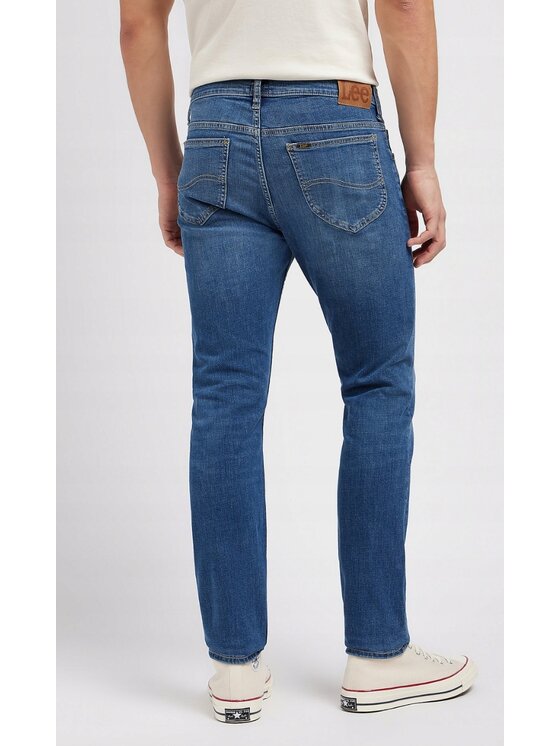 Lee Lee Jeansy Rider Niebieski Slim Fit