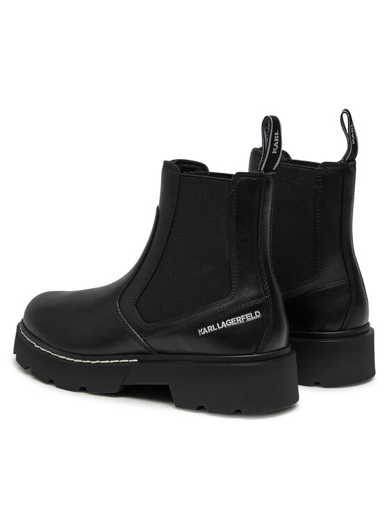 KARL LAGERFELD KARL LAGERFELD Chelsea cipele KL40460 Crna