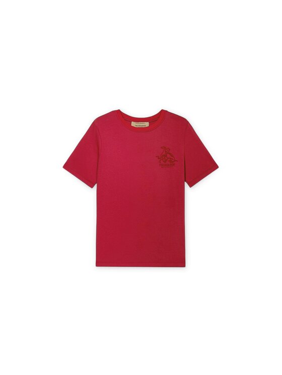 Trussardi Trussardi T-Shirt G1156000243N036 Czerwony Regular Fit