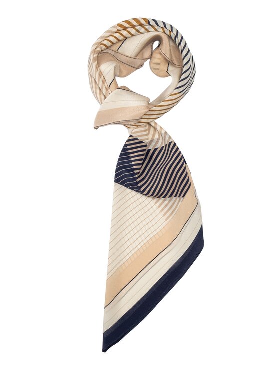 ALLORA BE UNIQUE ALLORA BE UNIQUE Foulard silk brown Beige